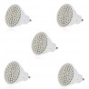 5pcs 5W 2835X60SMD GU10/MR16 Warm Cool White Color Plastic Shell LED Spot Lights(AC220-240V)