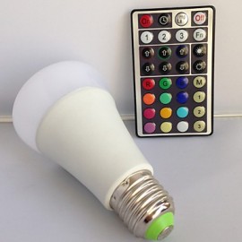 1 pcs E27 10W 3X High Power LED Dimmable/32Keys Remote-Controlled RGB LED Globe Bulbs AC 85-265 V