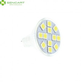 MR11 GZ4 GU4 G4 6.5W Warm / Cool White / Warm White 12 x 5060SMD LED 450-550LM Light Led Bulb (AC/DC10-30V)