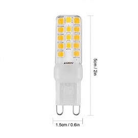 2PCS G9 28SMD 2835LED 4W 350-450LM Warm White / Cool White / Natural White Dimmable / Decorative AC220/AC110V