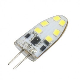 G4 Silicone 3W 200lm 3500K/6500k 12x SMD 2835 LED Warm/Cool White Light Bulb Lamp (AC/DC 12V)