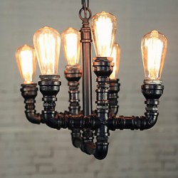 Chandeliers Mini Style Rustic/Lodge/Retro Living Room/Bedroom/Dining Room/Study Room/Office Metal