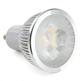 6W GU10 LED Spotlight MR16 3 High Power LED 310 lm Warm White Dimmable AC 220-240 V 5 pcs