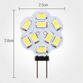 4W G4 LED Bi-pin Lights 9 SMD 5630 430 lm Natural White DC 12 V