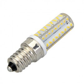 E14 Dimmable 6W 500lm 3500K 72-SMD 3014 LED Warm White Light Bulb Lamp (AC 220-240V)