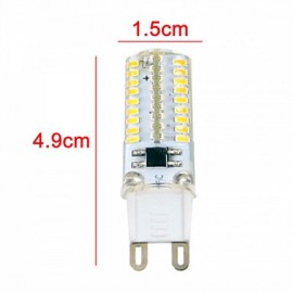 5 pcs G9 6W 72 SMD 3014 580 LM Warm White / Cool White T Decorative Bi-pin Lights AC 220-240 V