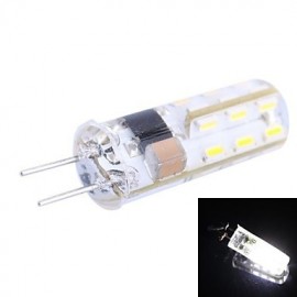 G4 2W 110LM 7000K 24x3014 White LED Light Bulb(AC 220V)