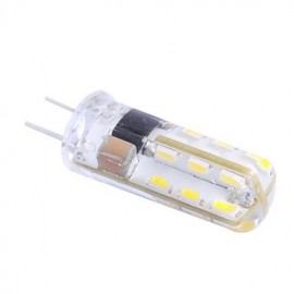 G4 2W 110LM 7000K 24x3014 White LED Light Bulb(AC 220V)