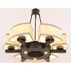 The New Chinese Style Chandelier Iron Copper Imitation Air living Room Lamps B