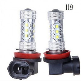 1 pcsH1/H3/H4/H6/H7/H8/1156/1157 80W 14X 1200LM Cool/Natural White Lights DC 24/DC 12V