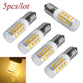 5pcs/lot E14 3W 51-2835SMD 240lm Cool White/Warm white Light Corn Lamp Bulb(AC 220V)