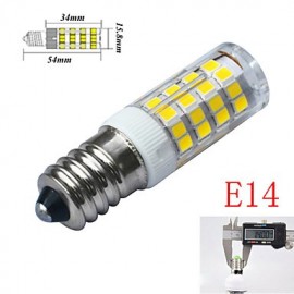 5pcs/lot E14 3W 51-2835SMD 240lm Cool White/Warm white Light Corn Lamp Bulb(AC 220V)