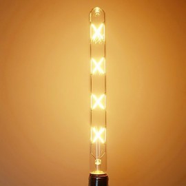 8W E26/E27 LED Filament Bulbs T 8 COB 780 lm Warm White Waterproof V 1 pcs