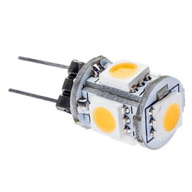 1W G4 LED Corn Lights T 5 SMD 5050 75 lm Warm White DC 12 V