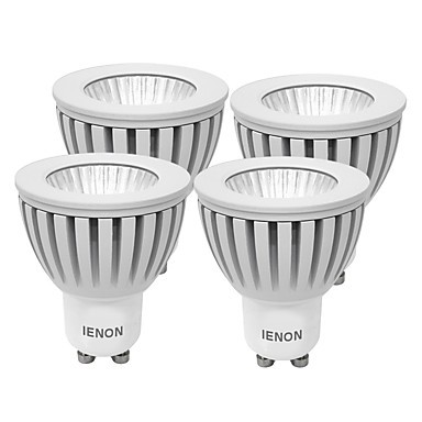 4 pcs 3W GU10 LED Spotlight MR16 COB 240-270 lm Warm White / Cool White Decorative AC 100-240 V