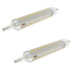 2PCS R7S 10W LED Bulb Lamp Warm White/White 232-3014 SMD (AC 220-240V)/(AC110-120V)