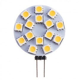 7W G4 LED Spotlight 15 SMD 5050 480 lm Warm White / Cool White DC 12 V