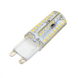 G9 Dimmable Silicone 7W 700lm 3500K/6500k 72x SMD 3014 LED Warm/Cool White Light Bulb Lamp (AC220-240V)