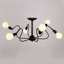 Loft American Vintage Ceiling Light Fashion Personality Bedroom Lights Bar Lights Iron Ceiling Lamp