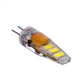 1 pcs G4 3W 6x5730SMD 500-700 LM Warm White / Cool White T Decorative Bi-pin Lights AC/DC 12-24V