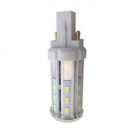 1PCS G24 6W 20 SMD 5730 100LM LM Warm White / Natural White T Decorative Corn Bulbs AC85-265V