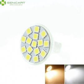 MR11 GZ4 GU4 G4 7.5W Warm / Cool White / Warm White 15 x 5060SMD LED 550-650LM Light Led Bulb (AC/DC10-30V)