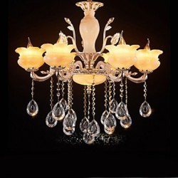 Jade Crystal Pendant lamp Villa Hotel