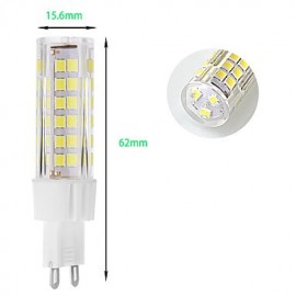 7W G9 LED Bi-pin Light 75 SMD 2835 650 lm Warm White / Cool White Decorative AC 220-240 V 3 pcs