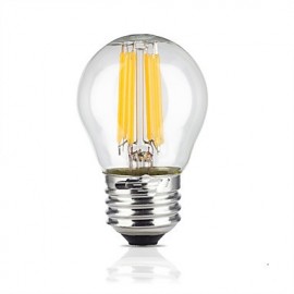 6W E26/E27 LED Globe Bulbs G45 6 COB 600 lm Warm White Waterproof AC 220-240 V 1 pcs