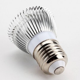 3W E26/E27 LED Spotlight MR16 3 High Power LED 270 lm Red AC 85-265 V