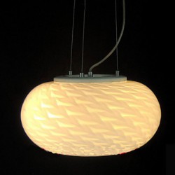 Modern Minimalist Carved milky White Chandelier lamp