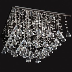 20w Traditional/Classic Crystal Chrome Metal Chandeliers Living Room / Dining Room