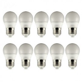 E26/E27 3W LED Globe Bulbs 5 SMD 5730 210lm Warm White / Cool White AC 85-265V 10 pcs