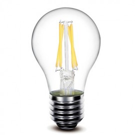 1 pcs E26/E27 4 W 4 COB 400 LM Warm White LED Filament Lamps AC 220-240 / AC 110-130 V