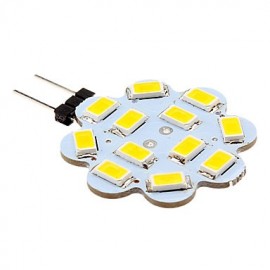 3W G4 LED Bi-pin Lights 12 SMD 5630 270 lm Warm White / Cool White DC 12 V 10 pcs