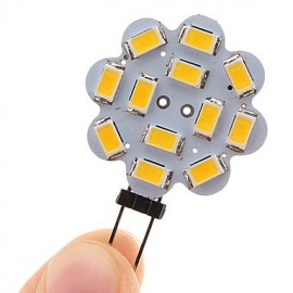 3W G4 LED Bi-pin Lights 12 SMD 5630 270 lm Warm White / Cool White DC 12 V 10 pcs