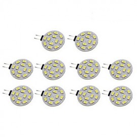 3W G4 LED Bi-pin Lights 12 SMD 5630 270 lm Warm White / Cool White DC 12 V 10 pcs