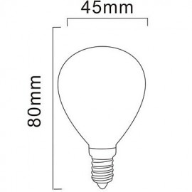 5W E14 LED Globe Bulbs G45 28 350 lm Warm White AC 220-240 V