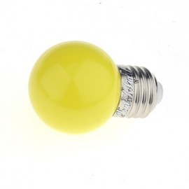 1PCS E27 3W 250lm 6 F5 DIP Holiday Light Bulb - RED/ Blue/Yellow