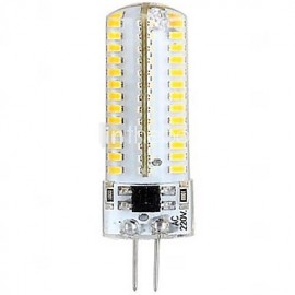 G4 5W 104 SMD 3014 600 LM Warm White / Cool White T LED Bi-pin Lights / LED Corn Lights AC 220-240 V