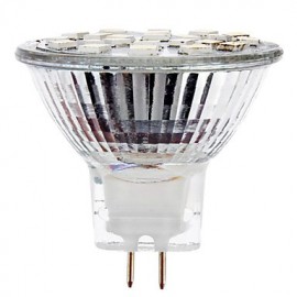 3W GU4(MR11) LED Spotlight MR11 24 SMD 2835 230 lm Warm White DC 12 / AC 12 V