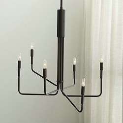 MAX:60W Country Bulb Included Painting Metal Chandeliers Living Room / Bedroom / Dining Room / Entry / Hallway