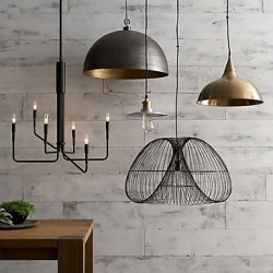 MAX:60W Country Bulb Included Painting Metal Chandeliers Living Room / Bedroom / Dining Room / Entry / Hallway