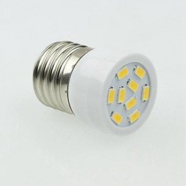 E27 3W 9LED 5730SMD 180-240LM 3000-3500K AC220-240V Spotlight Warm White - White Silver