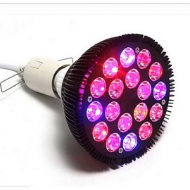 50W E26/E27 LED Grow Lights PAR38 18 High Power LED Red Blue 5000 lm AC85-265 V 1 pcs
