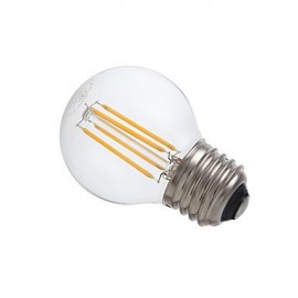 3.5W E26 LED Filament Bulbs G16.5 4 COB 350 lm Warm White Dimmable 120V 6 pcs