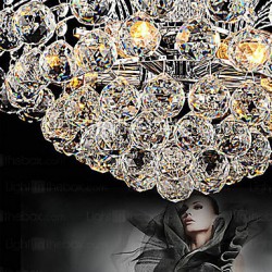 Pendant Luxury Modern Crystal Living 3 Lights