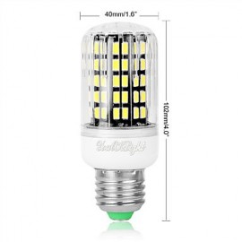 6PCS High Luminous E27 E14 220V 108*SMD5733 LED Corn Bulb 10W Spotlight LED Lamp Candle Light