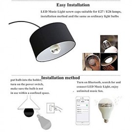 Old Shark LED Bluetooth Music Light Speaker Dimmable LED Lights for Smart Phones/Ipad with APP/Remote Control