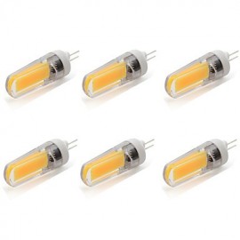 4W LED G4 Bi Pin Crystal Bulb High Light COB SMD 360 Beam Angle 220V - 240V AC (6 Pieces)
